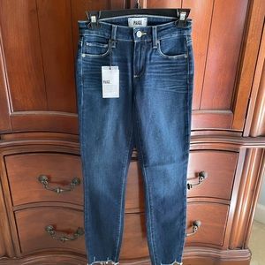 Paige Jeans Verdugo Ankle with distressed hem